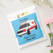 Niedlicher roter Krankenwagen Cartoon Geschenktütchen (Versiegelt)