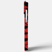 Niedlicher Roter Lipstick Kisses Kiss Lips Muster Case-Mate iPhone Hülle (Rückseite / Links)