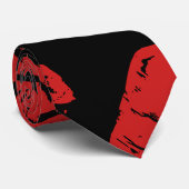 Niedlicher Roter Lipstick Kisses Kiss Lips Muster Krawatte (Gerollt)