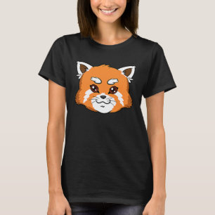 Niedlicher Roter Panda bedrohter Roter Katzenbär T-Shirt