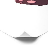 niedlicher roter Panda Poster (Ecke)