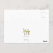 Niedlicher roter Panda-Postkarte "behalt-Tanz" Postkarte (Rückseite)