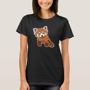 Niedlicher roter Panda-T - Shirt