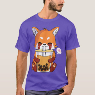 Niedlicher Roter Panda Trinkblasen Tee
