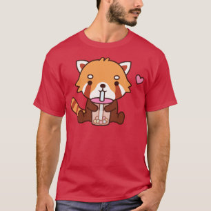 Niedlicher Roter Panda Trinkblasen Tee