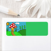 niedlicher roter Pilz (Insitu)