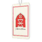 Niedlicher Roter Stall Zeichnend | Ich bin eher im Autolufterfrischer (Links)