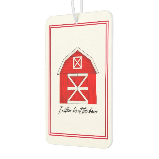 Niedlicher Roter Stall Zeichnend | Ich bin eher im Autolufterfrischer (Links)