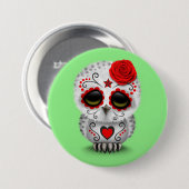 Niedlicher roter Tag des toten Button (Vorne & Hinten)