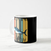 Niedlicher Roter Thun Kaffeetasse (Vorderseite Links)
