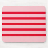 Niedlicher roter und rosa Farbblock Mousepad (Vorne)