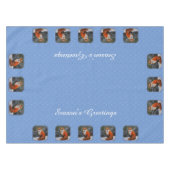 Niedlicher Rotfuchs im Winterschnee Tischdecke (Vorderseite (Horizontal))