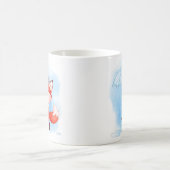 Niedlicher Rotfuchs mit Umbrella Kaffeetasse (Mittel)