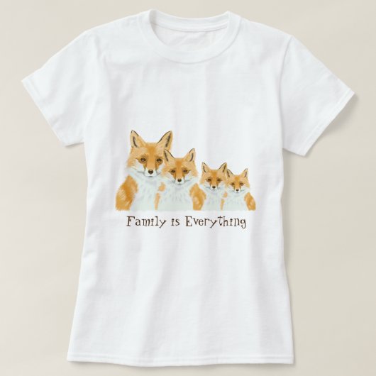 Niedlicher Rotfuchs - transparent. T-Shirt (Design vorne)