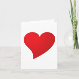 Niedlicher Rotherzstext, moderner Valentinstag