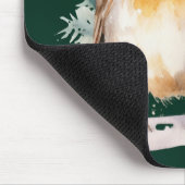 Niedlicher Rotkehlchen Mousepad (Ecke)