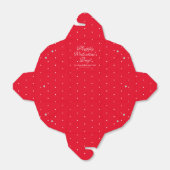 Niedlicher Rotpolka-Punkte individuelle Name Valen Geschenkschachtel (Ungefaltet)