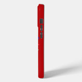 Niedlicher Rotrescher Hirsch glühende Weihnachtsle Case-Mate iPhone Hülle (Rückseite / Links)