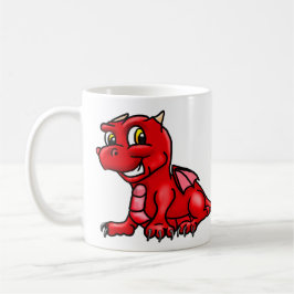 Niedlicher Rotschwanz-Drache Kaffeetasse