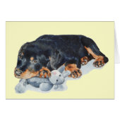 niedlicher rottweiler (Vorderseite (Horizontal))