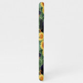 Niedlicher Rottweiler-verzauberter Sonnenblumengar iPhone Hülle (Rechte Seite)