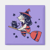 Niedlicher Rotzehauptmagnet Magnet (Vorne)