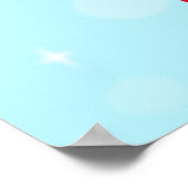 Niedlicher Royal Puppy Dog Cartoon Poster (Ecke)