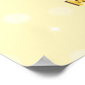 Niedlicher Royal Puppy Dog Cartoon Poster (Ecke)