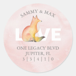 Niedlicher Rücksendeadresse-Umschlag Aufkleber