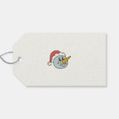 Niedlicher Rudolf Geschenkanhänger (Rückseite Horizontal)