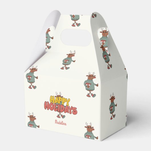 Niedlicher Rudolf Geschenkschachtel (Vorderseite)