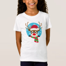 Niedlicher Rudolph The Red Nose Rentier | Jersey-S