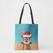 Niedlicher Rudolph The Red Nose Rentier | Tasche (Vorderseite)
