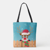 Niedlicher Rudolph The Red Nose Rentier | Tasche (Rückseite)