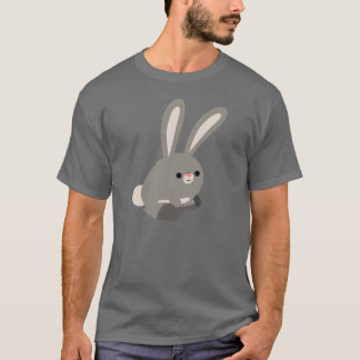 Niedlicher ruhiger Cartoon Kaninchen-T - Shirt