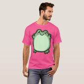Niedlicher Rundfrosch T-Shirt (Vorne ganz)