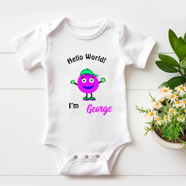 Niedlicher Rundkörper Baby Strampler