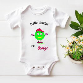 Niedlicher Rundkörper Baby Strampler