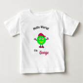 Niedlicher Rundkörper Baby T-shirt (Vorderseite)