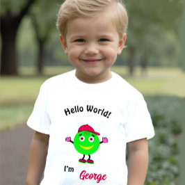 Niedlicher Rundkörper Baby T-shirt