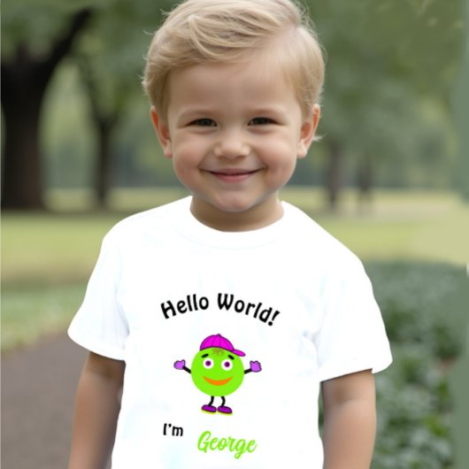 Niedlicher Rundkörper Baby T-shirt
