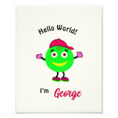 Niedlicher Rundkörper Fotodruck (Vorne)