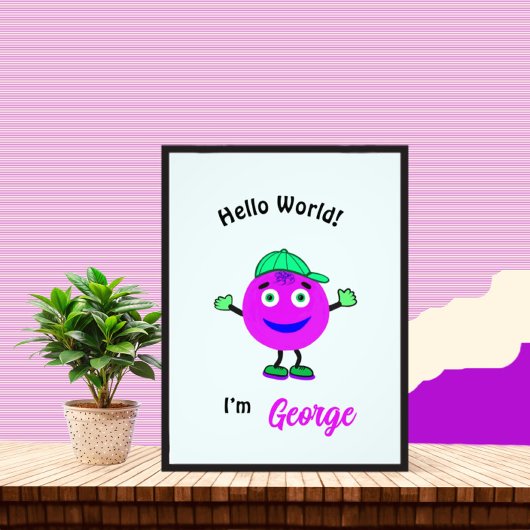 Niedlicher Rundkörper Fotodruck