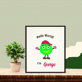 Niedlicher Rundkörper Fotodruck