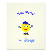 Niedlicher Rundkörper Fotodruck (Vorne)