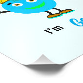 Niedlicher Rundkörper Fotodruck (Ecke)