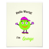 Niedlicher Rundkörper Fotodruck (Vorne)