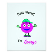 Niedlicher Rundkörper Fotodruck (Vorne)