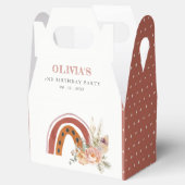 Niedlicher Rust Boho Bläschen Regenbogen jedes Alt Geschenkschachtel (Geöffnet)