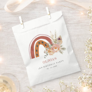Niedlicher Rust Boho Bläschen Regenbogen jedes Alt Geschenktütchen